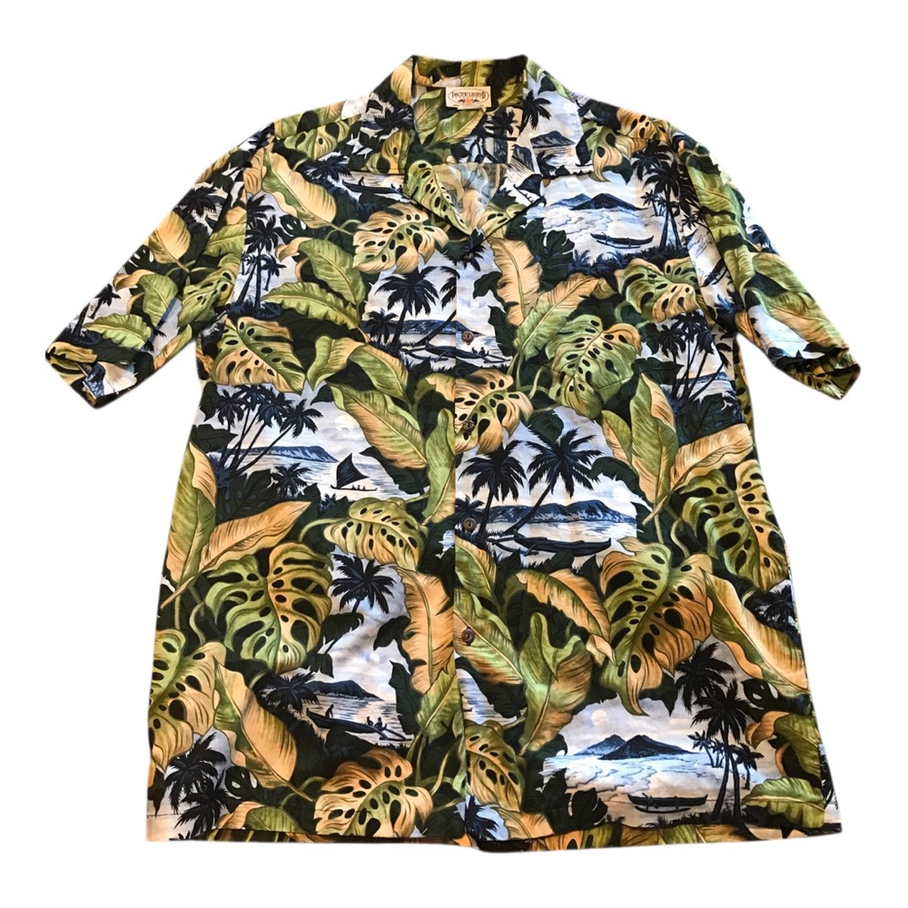 Pacific Legends Tropical Print Men's Shirt